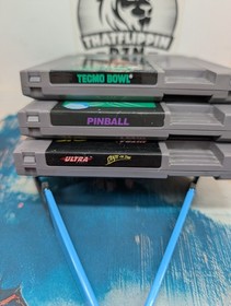 NES Variety of Games-Tecmo-Skate Or Die-Pinball. All Tested Working Cartridge.