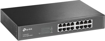 TP-Link TL-SG1016D 16-Port Gigabit-/Netzwerk Switch (Rackmount, 32Gbit/s