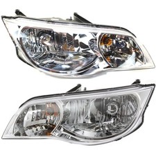 Headlight Set For 2003-2007 Saturn Ion Coupe Left And Right With Bulb 2pc