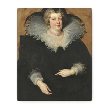 Rubens, Peter Paul - Marie de Medici, Queen of France - Canvas Wall Art