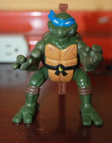 Vintage TMNT Ninja Turtles Figure Somersault Samurai Leo 1993
