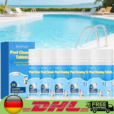 1~5PCS Multifunctional Instant Cleaning Pool Bath Pool Effervescent Tablets