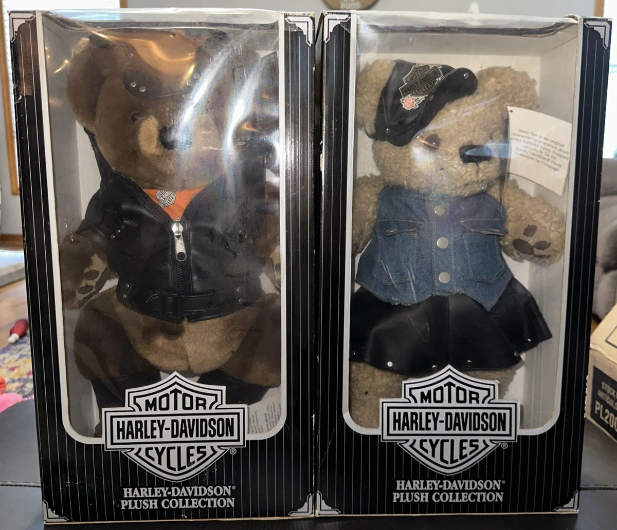 希少 Harley-Davidson ヴィンテージ クマ ぬいぐるみ 2体セット Harley-Davidson Teddy Bear Indiana OTHER Harley-Davidson