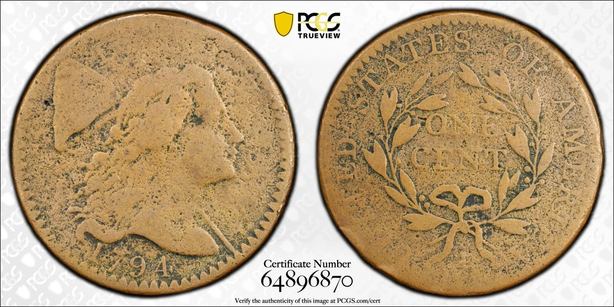 Flowing Hair Large Cents (1793-1796) for sale | eBay