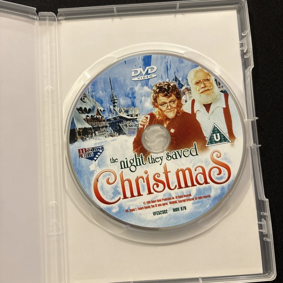 The Night They Saved Christmas DVD 1986, 2003 Region 2 Jacklyn Smith, Art Carney - Image 3 of 3