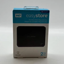 New Western Digital WD 2.5" Easystore 2TB External HDD WDBKUZ0020BBK-UA