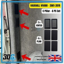 VENTED Vauxhall Vivaro C Pillar Interior Covers Trims Van Camper Conversion