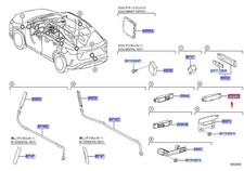 Lexus RX MK5 Innenbereich Elektrischer Schlüssel Nr.1 Antenne 899A012130 NEU ORIGINAL