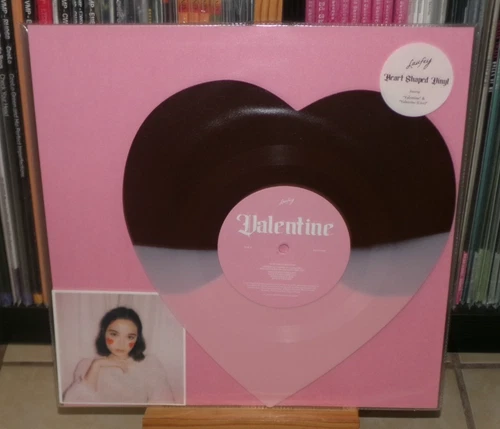 LAUFEY VALENTINE CHOCOLATE & STRAWBERRY HEART SHAPED RECORD