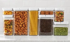 Member's Mark 8-Piece Fliplock Pantry Storage New Freshness Seal dishwasher safe