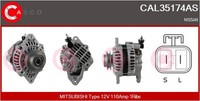 Casco Lichtmaschine Generator 110A 12V FüR Nissan Primera Kombi 2.2 Dci