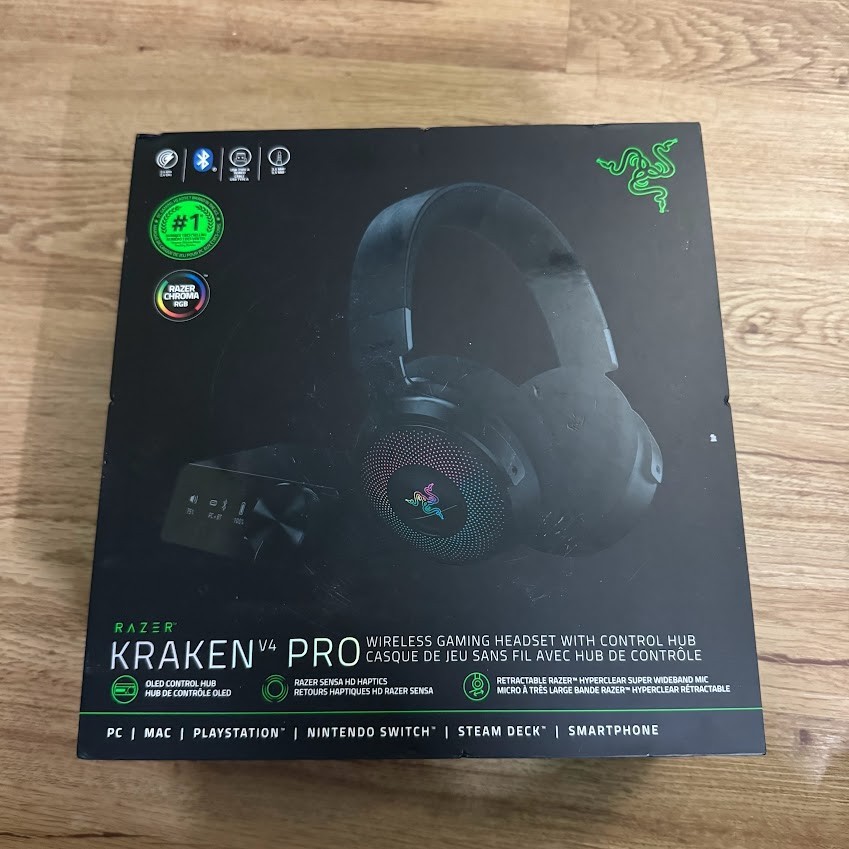 Razer Kraken V4 Pro Wireless Gaming Headset, Black [RZ04-05160100