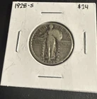 1928-S Standing Liberty Quarter — photo from another recent sale