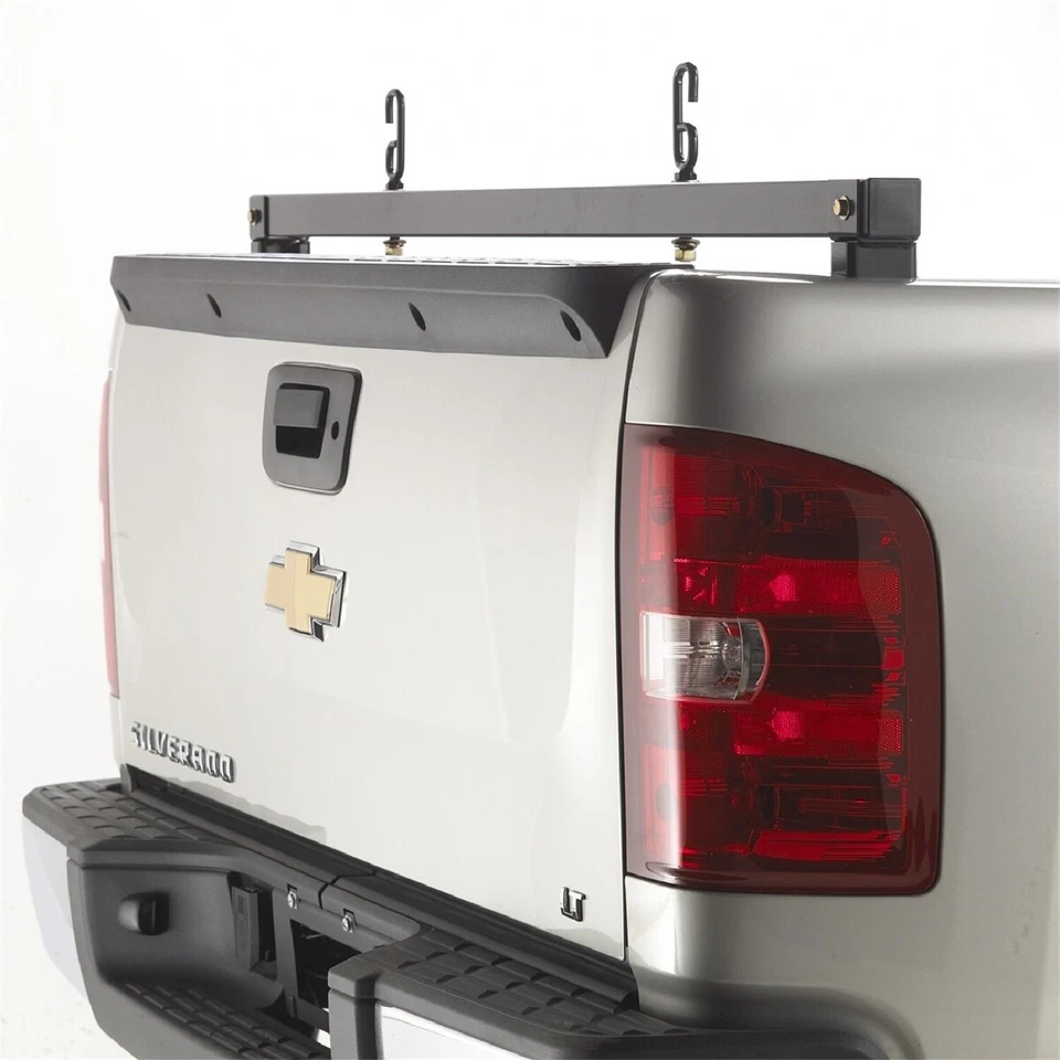 BackRack Gloss Black Truck Bed Cab Guards Rear Bar for F250 F350 F450 Super Duty - Imagem 2 de 4