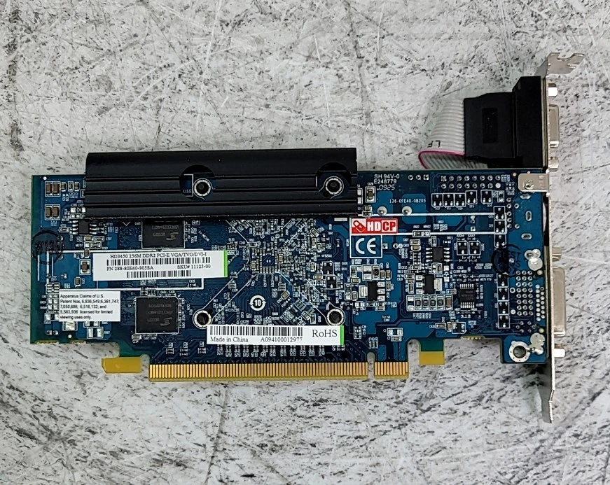 ATI Radeon HD3450 109-B17031-00B Video Card 256MB PCI-e VGA DVI-I S-Video - Image 3 of 3