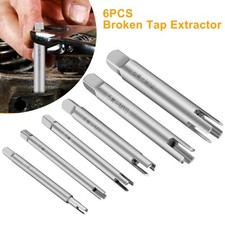 6x Hss Tap Extractor Set M4-m12 Broken Stripped Rusted Screw Bolt Remover Tool