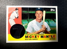 Mickey Mantle 2008 Topps #7 Jersey Relic #MMR-60