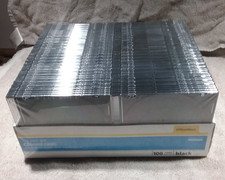 Office Max 100 Pack Slim CD Jewel Cases Black