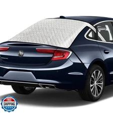 IC ICLOVER Car Rear Windshield Cover, 4-Layer Waterproof Back Window Protecto