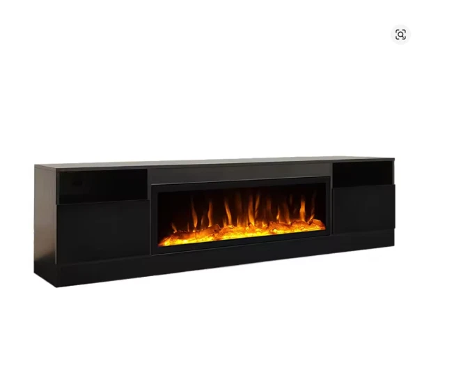 Electric Fireplace (With Mantel) Tv Stand White Freestanding - Image 3 of 3