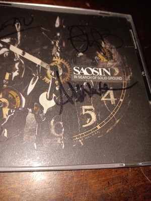 Signed Saosin CD In Search of Solid Ground Autographed X4 | eBay