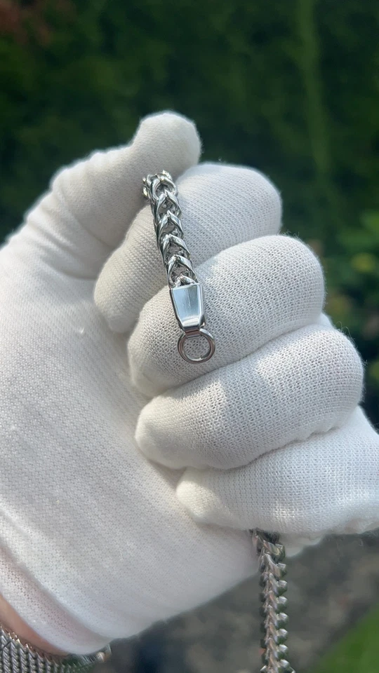 Pulsera Franco BlackJack de acero inoxidable para hombre Foto 2 de 4