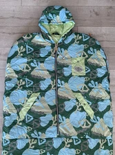 NEW Poler Napsack Reversible Sleeping Bag XL Aqua Camo Green Camp Vibes RARE
