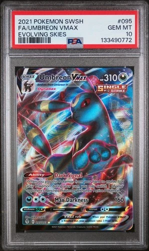 Umbreon VMAX 095/203 - SWSH07: Evolving Skies Holo (PSA 10)