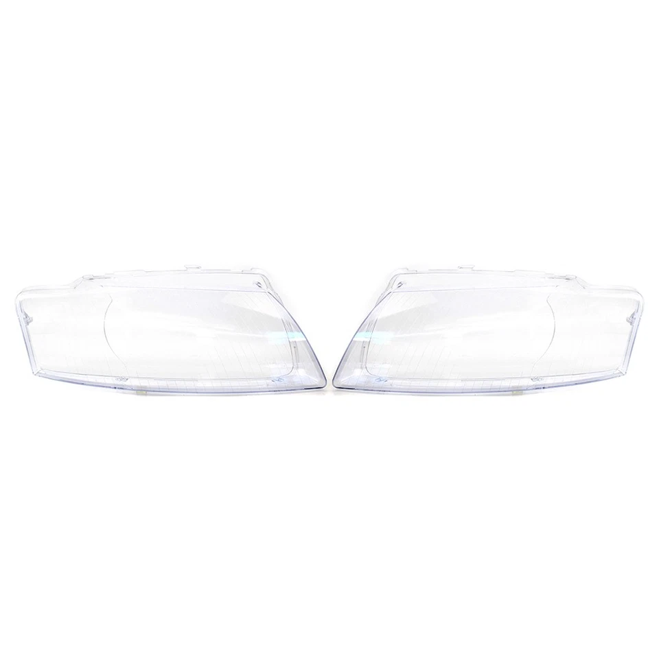 1 Pair Car Transparent Headlight Headlamp Lens Cover For Audi A8 D3 2005-2010 - Image 2 of 4