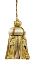 Key Tassel accented with Crown Tassels, Color# LX01 [Sold Individually]