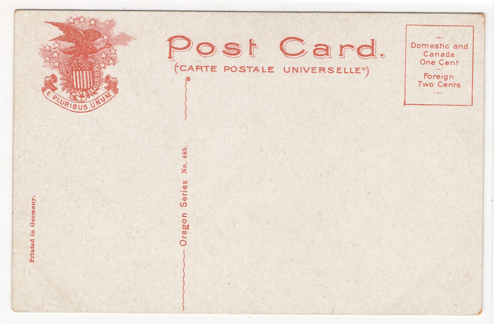 Portland Oregon OR Vintage Postcard Street Scene Sign Stores Restaurant