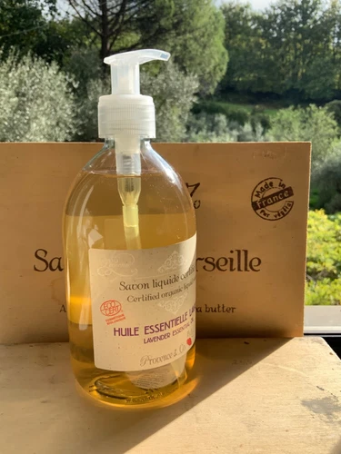 Sapone liquido di Marsiglia 500 ml. Bio Olio Lavanda Originale Made in France