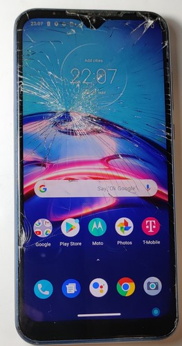 Motorola Moto E (2020) 32GB Blue Working Read Description #330B - 第 1/10 張圖片