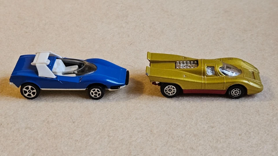 Corgi Juniors -7 macchinine Alfa Romeo P33-Porsche 917-Volvo tractor-matchbox - Immagine 3 di 4