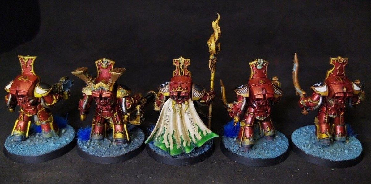 Scarab Occult Terminators painted Warhammer 40k Thousand