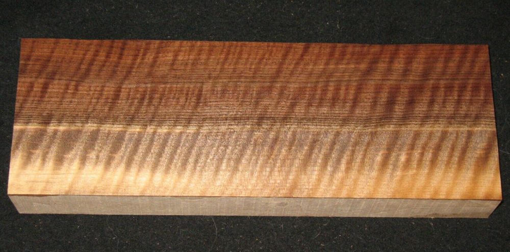 Curly Claro Walnut Lumber Block Carving Art Craft Knife 16