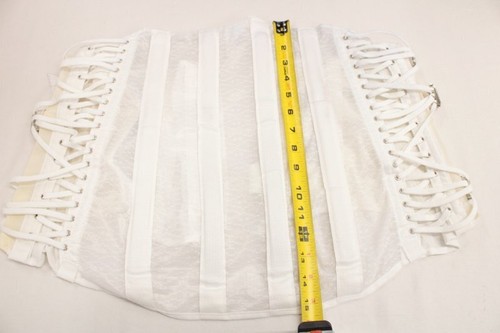 Vintage SAI Corset Steel Boning Back Support Buckles Hook/loop tape XL - Picture 8 of 12