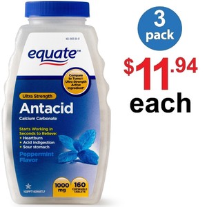 antacid peppermint chewable equate