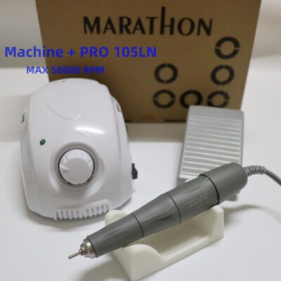 Strong 210 PRO 105LN Handle 50000 Rpm Electric Manicure Nail Drill Machine
