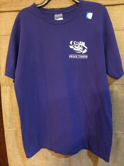 Lsu Tigers Purple Comfort Colors T Shirt For Sale Online Ebay