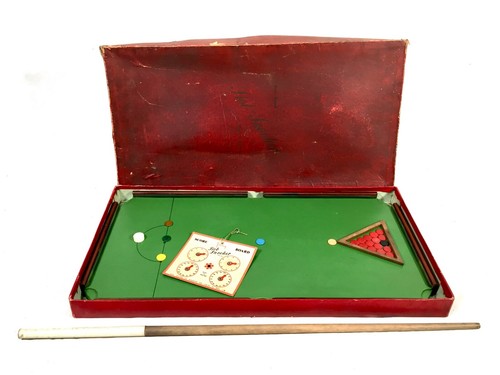 Antique 1930s Tabletop Snooker Parlour Game by Palitoy Bob-Snooker Boxed - Picture 9 of 10