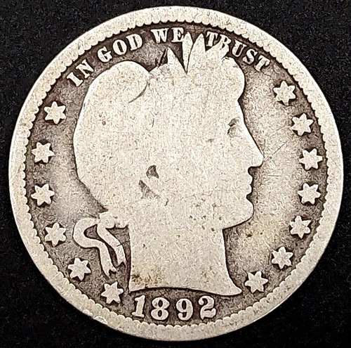 1892 Barber Quarter! First year of the series!