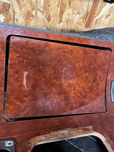 1999 MERCEDES S320 W140 FRONT DASH CENTER CONSOLE WOOD TRIM BEZEL PANEL OEM - Picture 9 of 24