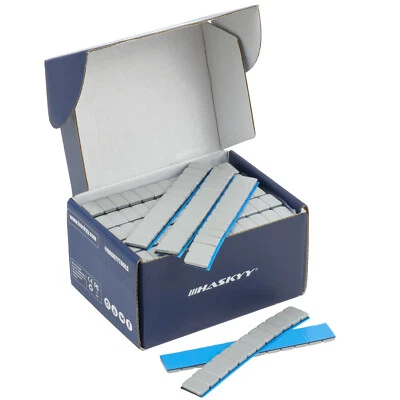 HASKYY 50 tlg. Klebegewichte Auswuchtgewichte 12x5g Kleberiegel 60g Riegel 3Kg