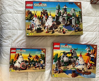 RARE NIB, sealed, Western Indian LEGO Set Lot 6766, 6746, 6748 