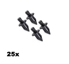 25x6mm Push Fender Panel Fastener Clips Retainer Plastic Rivet Fit Suzuki Honda