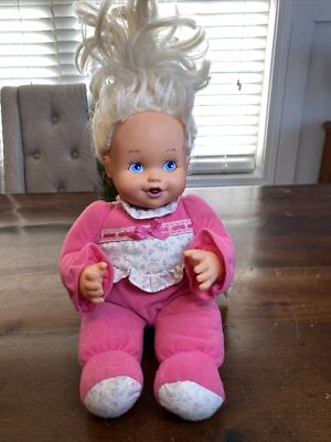 Vintage Irwin LIL SNIFFLES 15” Talking Doll 2000 Working! RARE HTF