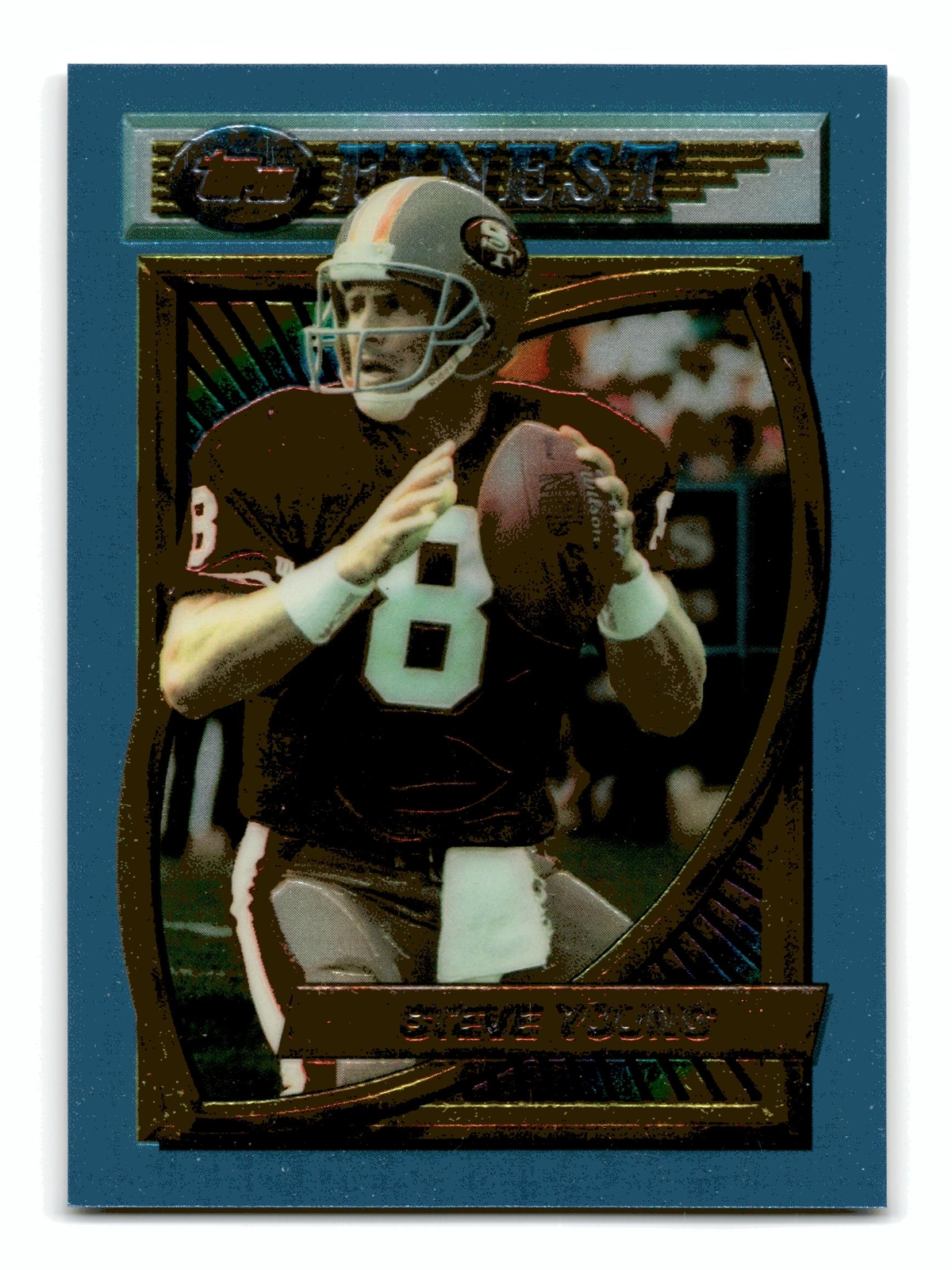 Steve Young 1994 Finest #77 HOF San Francisco 49ers Mint
