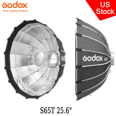 US Godox S65T 65cm Studio Quick Release Flash Umbrella Softbox For AD400Pro SL60
