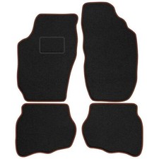 SK01-1 Satz Autoteppiche Velour STREAK Braun für Skoda Fabia I 1999-2007 Klettbe